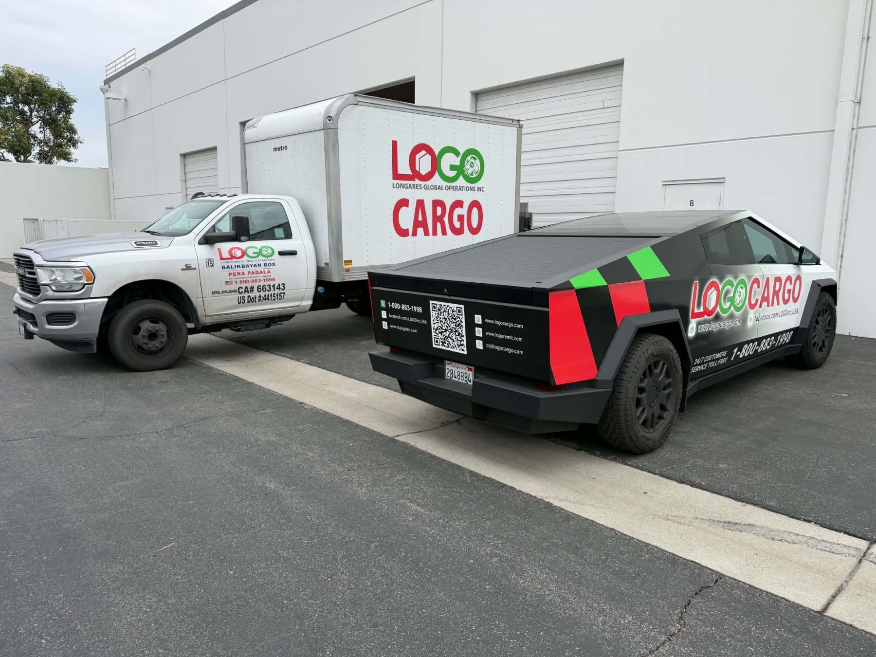 Southern California Warehouse LOGO Cargo warehouse
