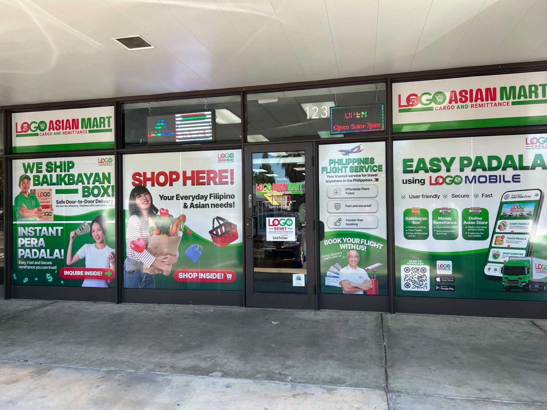 LOGO Asian Market (Vacaville) LOGO Cargo branch