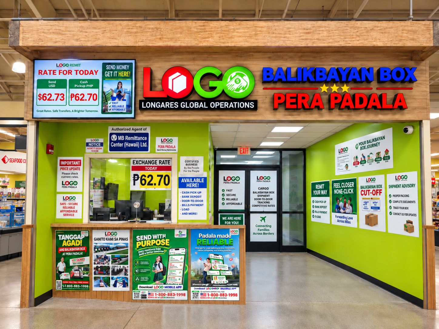 Waipahu LOGO Cargo branch