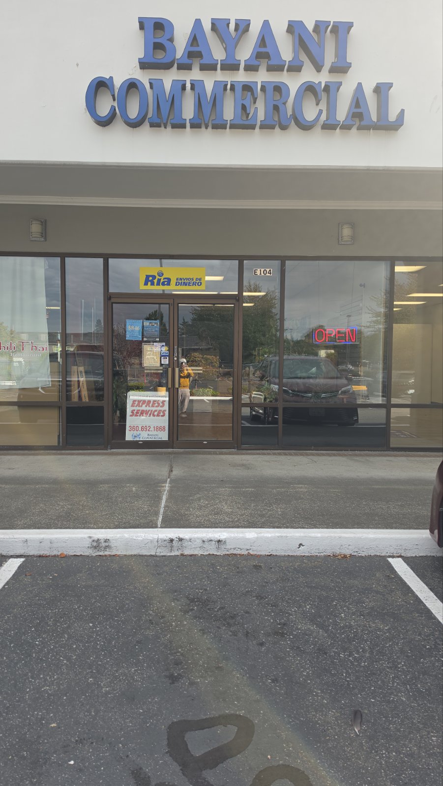 BAYANI TRAVEL (Silverdale, Wa) LOGO Cargo location